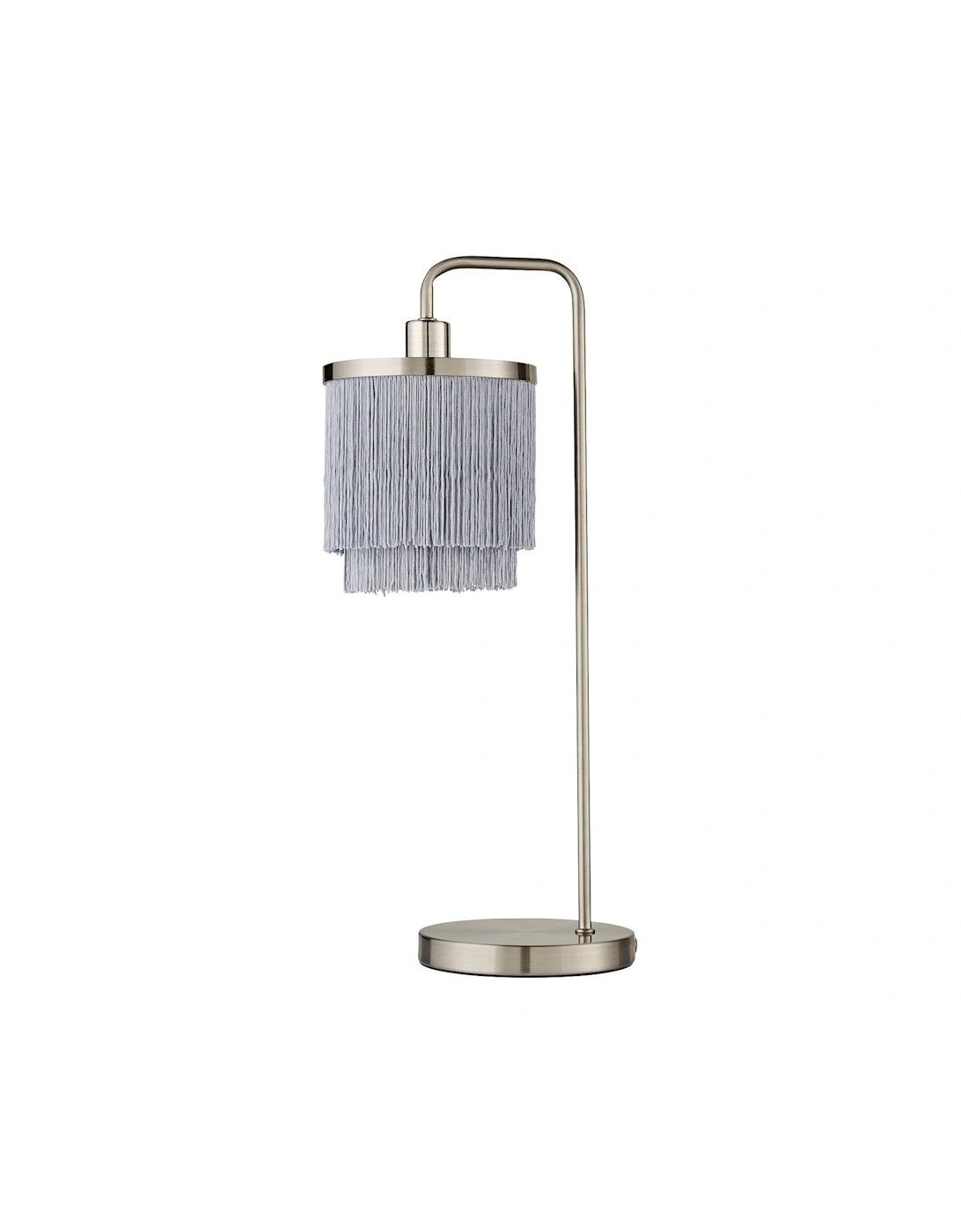 Tulsa Fringe Table Lamp – Satin Grey Nickel, 2 of 1