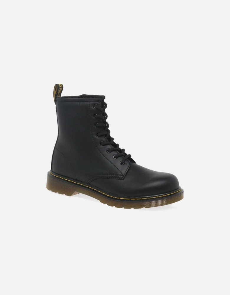 Delaney Core Senior Kids Black Boots