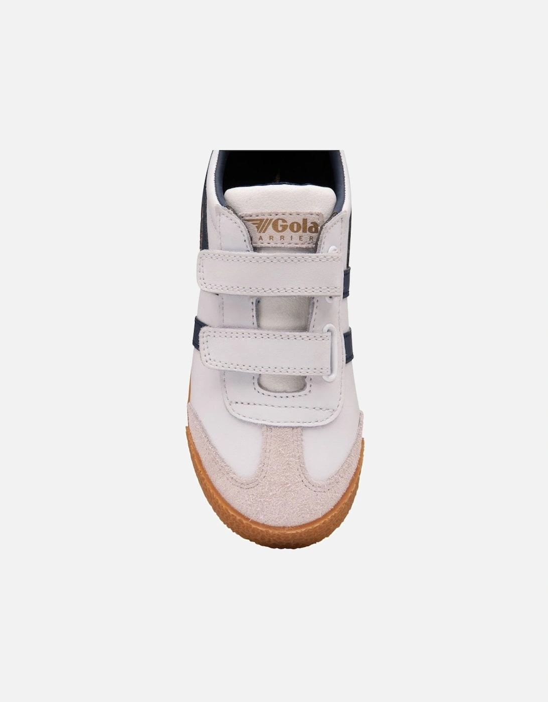 Harrier Leather Riptape Kids Trainers