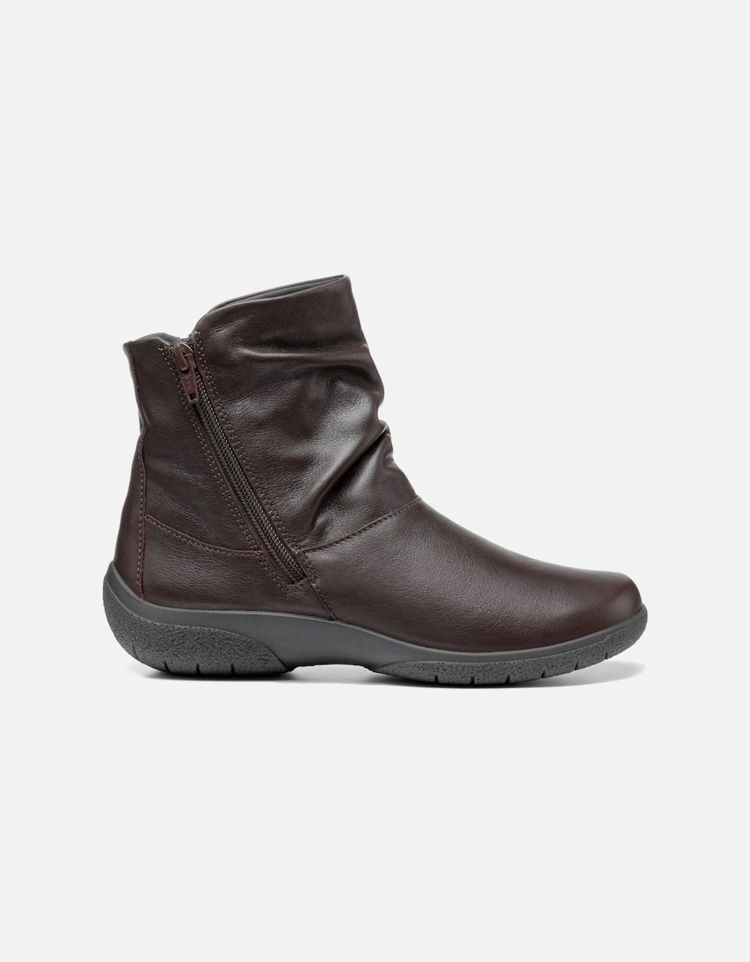 Whisper Womens Leather Wide Fit Ankle Boots