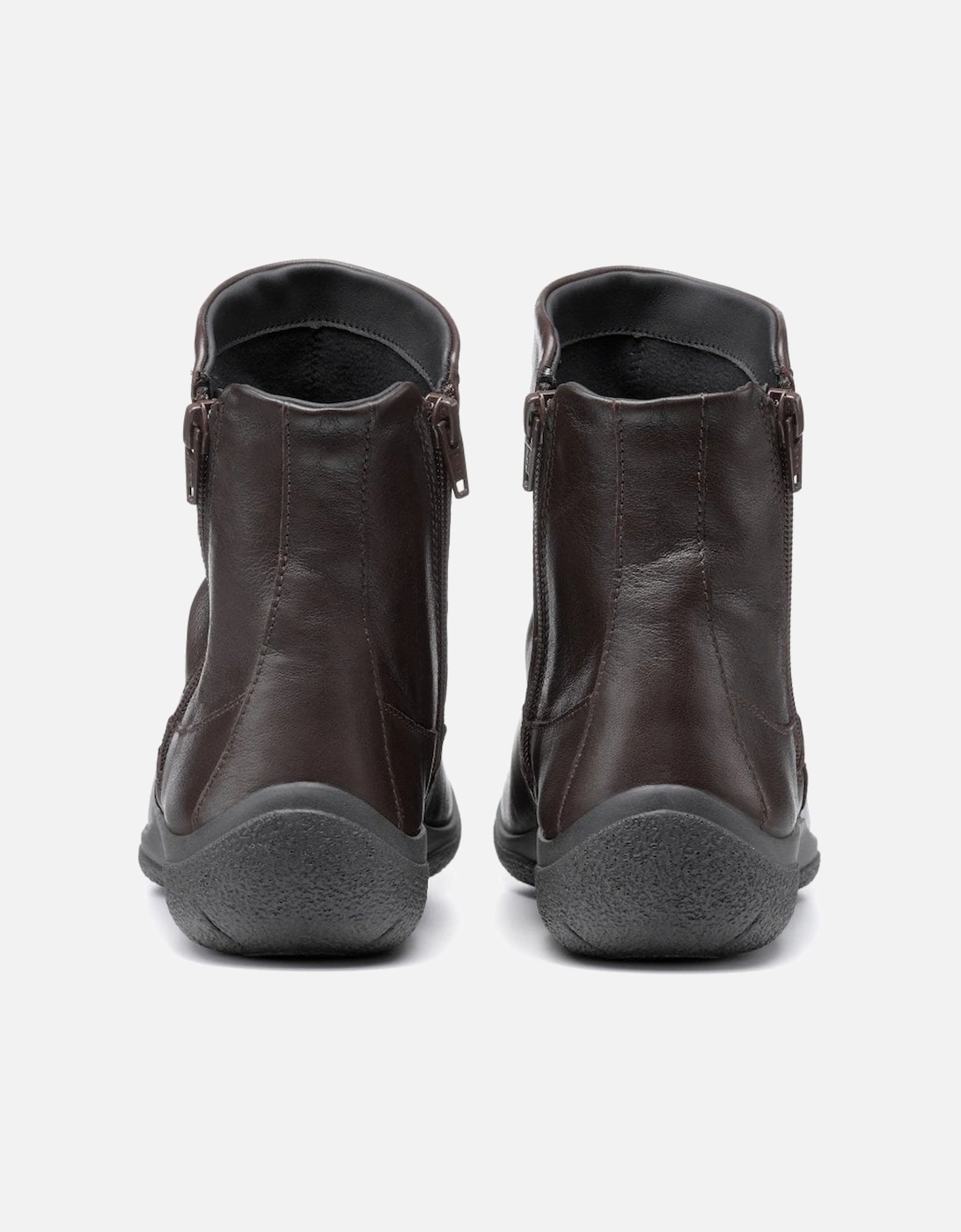 Whisper Womens Leather Wide Fit Ankle Boots
