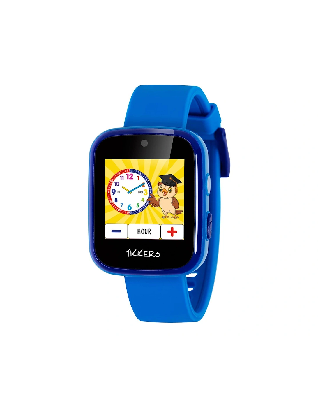 Full Display Blue Silicone Strap Kids Smart Watch, 3 of 2