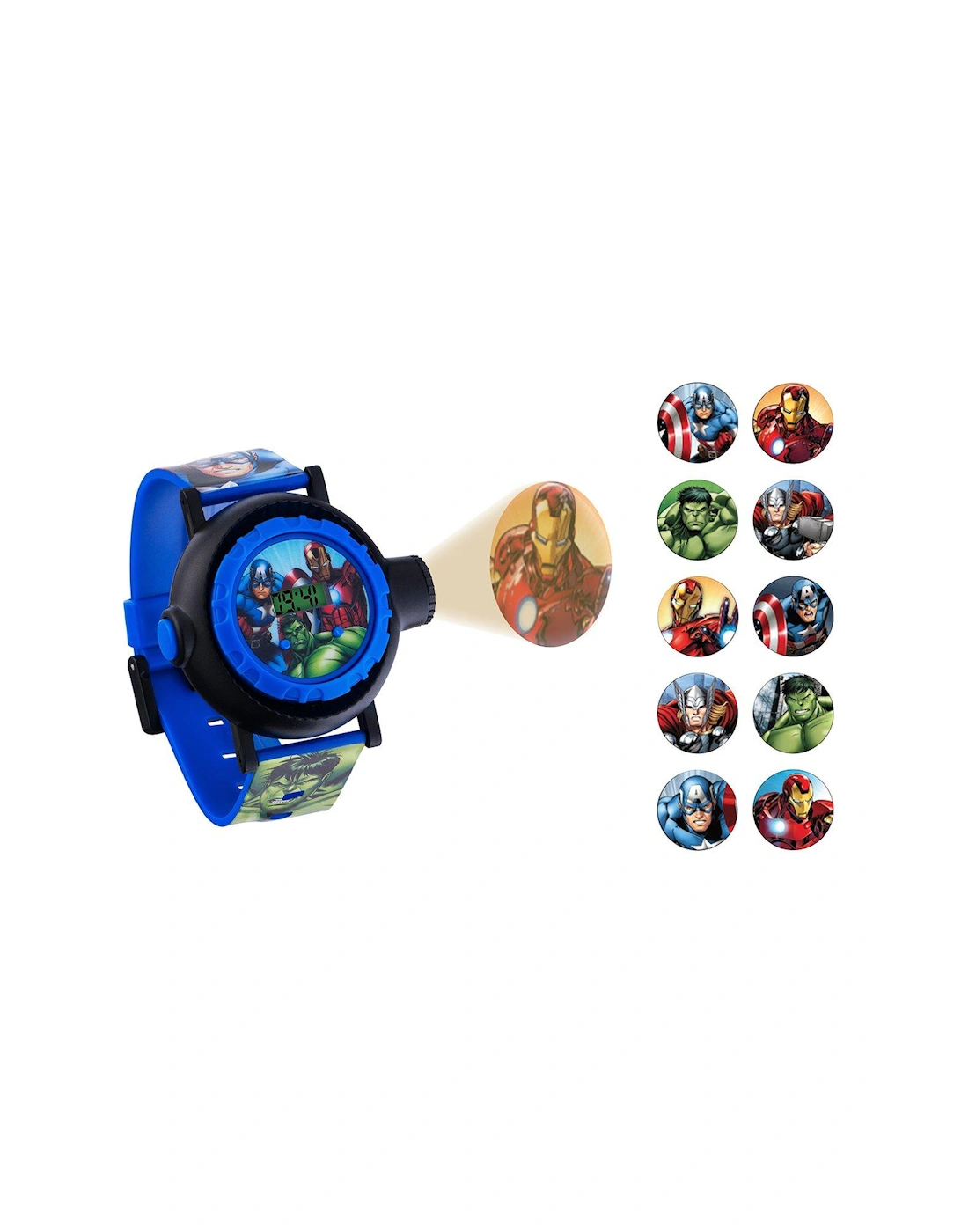 Avengers Projector Dial Printed Strap Kids Watch, 3 of 2