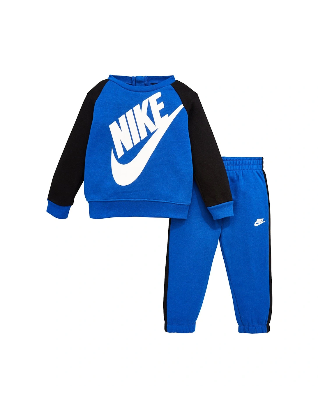 Infant Boys Futura Crew And Jogger Set - Blue, 2 of 1