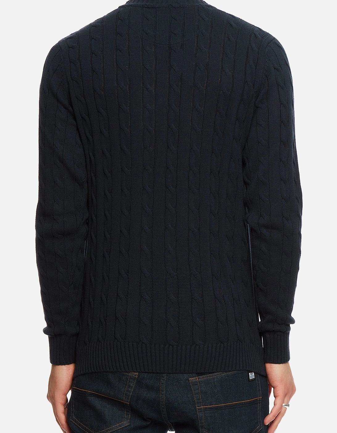 Bogota Crew Neck Jumper | Navy