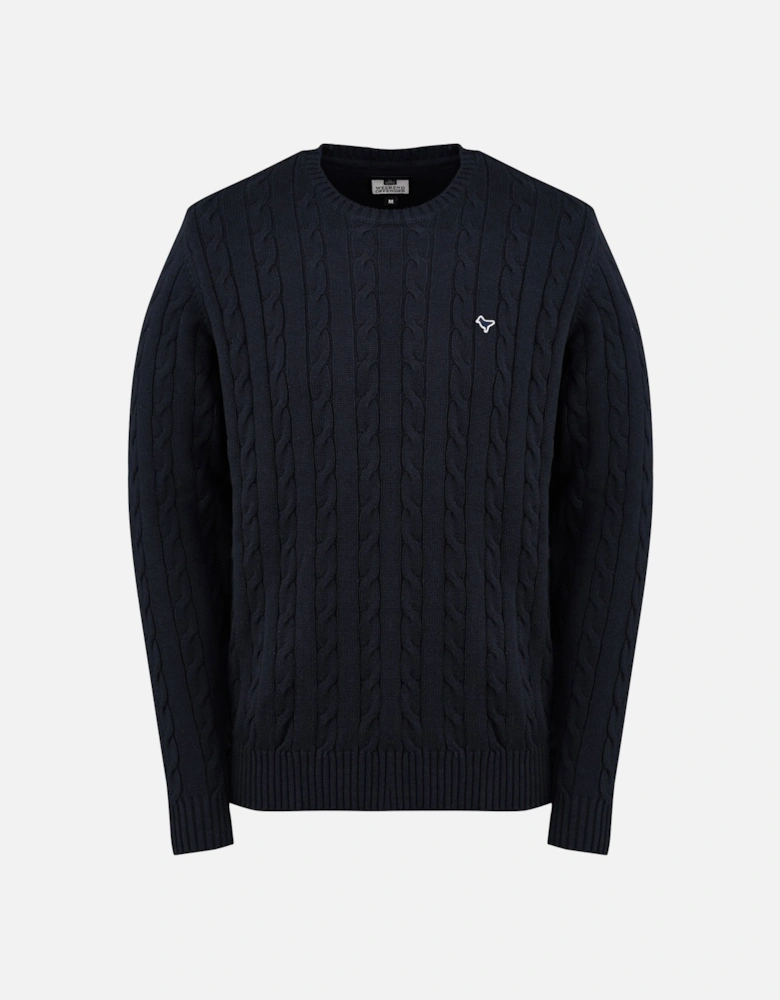 Bogota Crew Neck Jumper | Navy