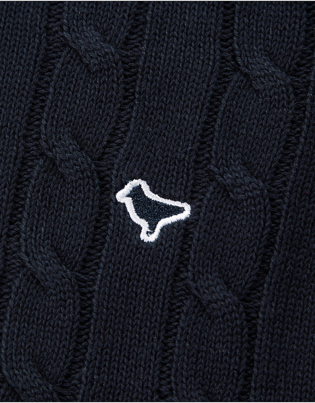 Bogota Crew Neck Jumper | Navy