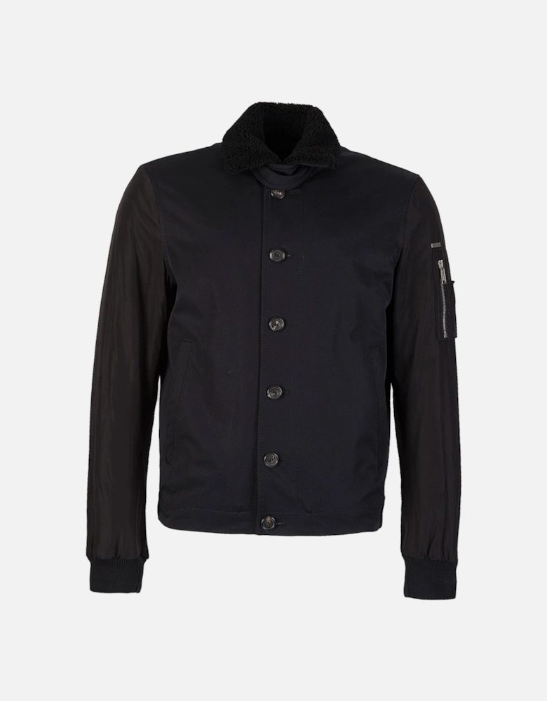 Dsquared Light Black Cotton Nylon Jacket