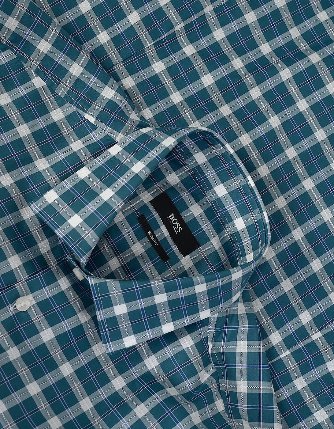 Jenno Checked Slim Fit Shirt