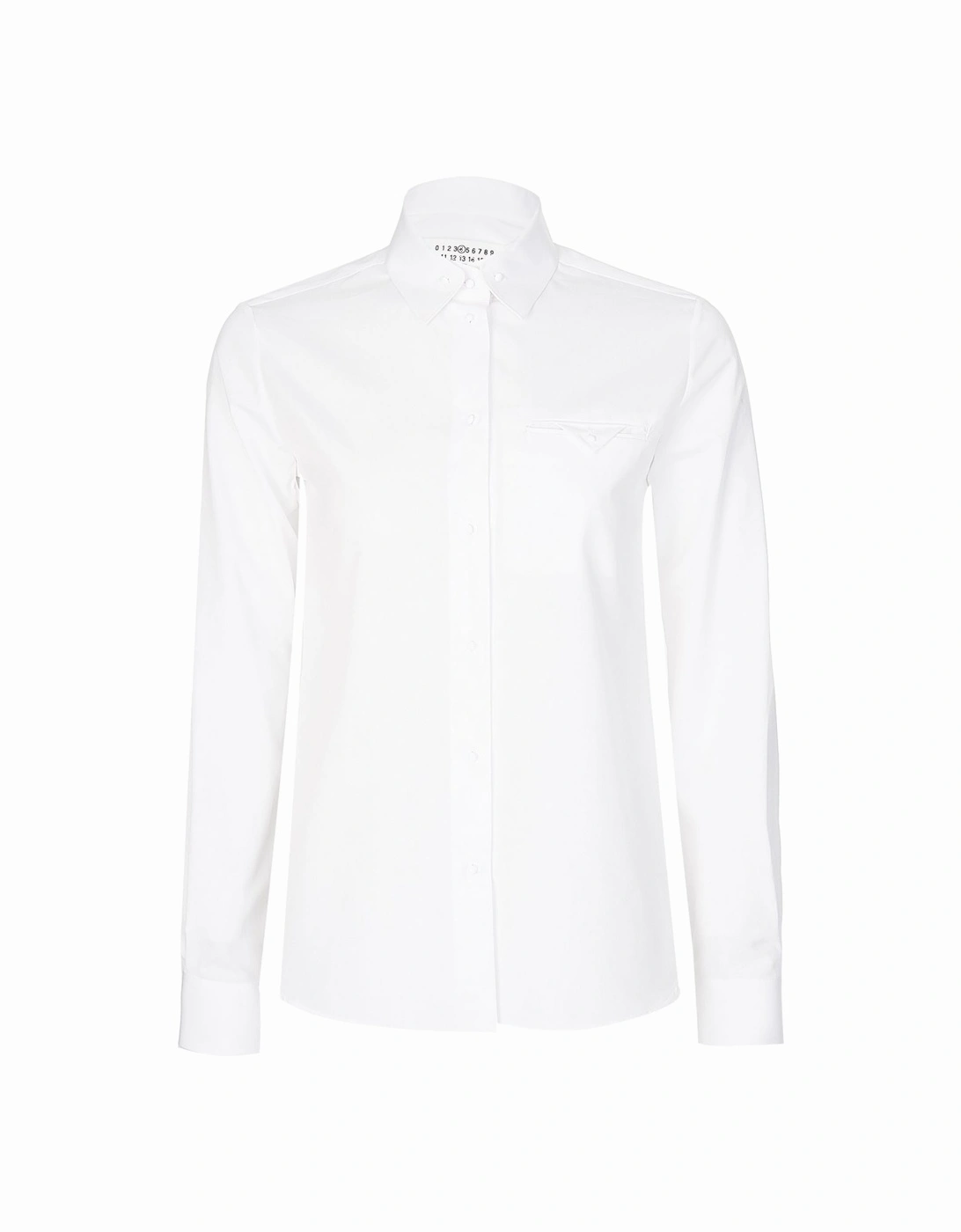 White Cotton Poplin Womens Shirt, 8 of 7