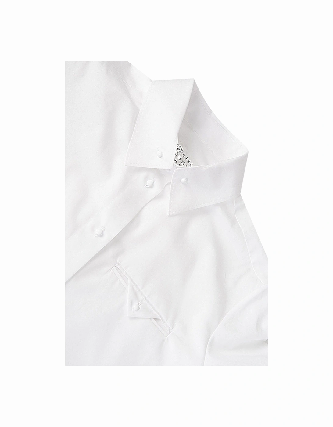 White Cotton Poplin Womens Shirt