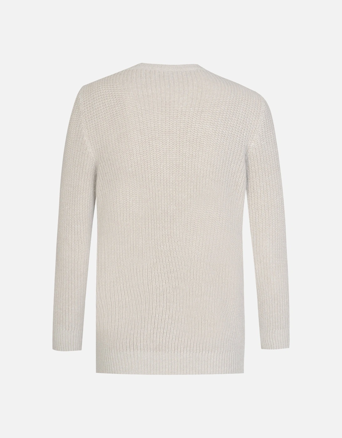 Wool Knit Sweater Grey