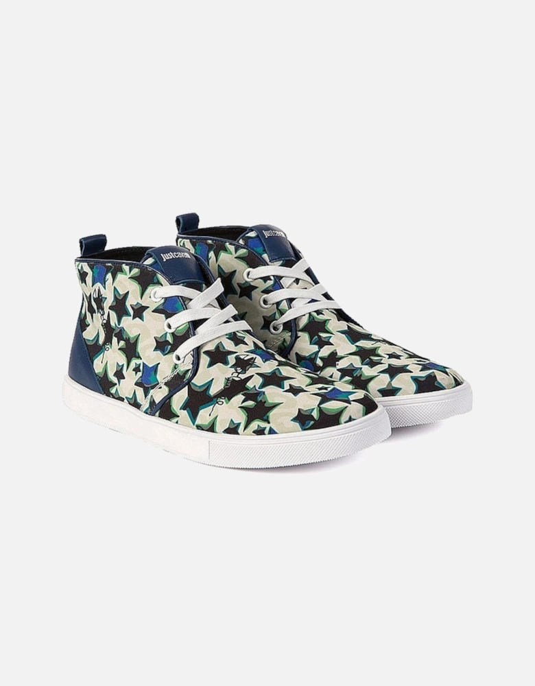 Star Print High Top Sneakers