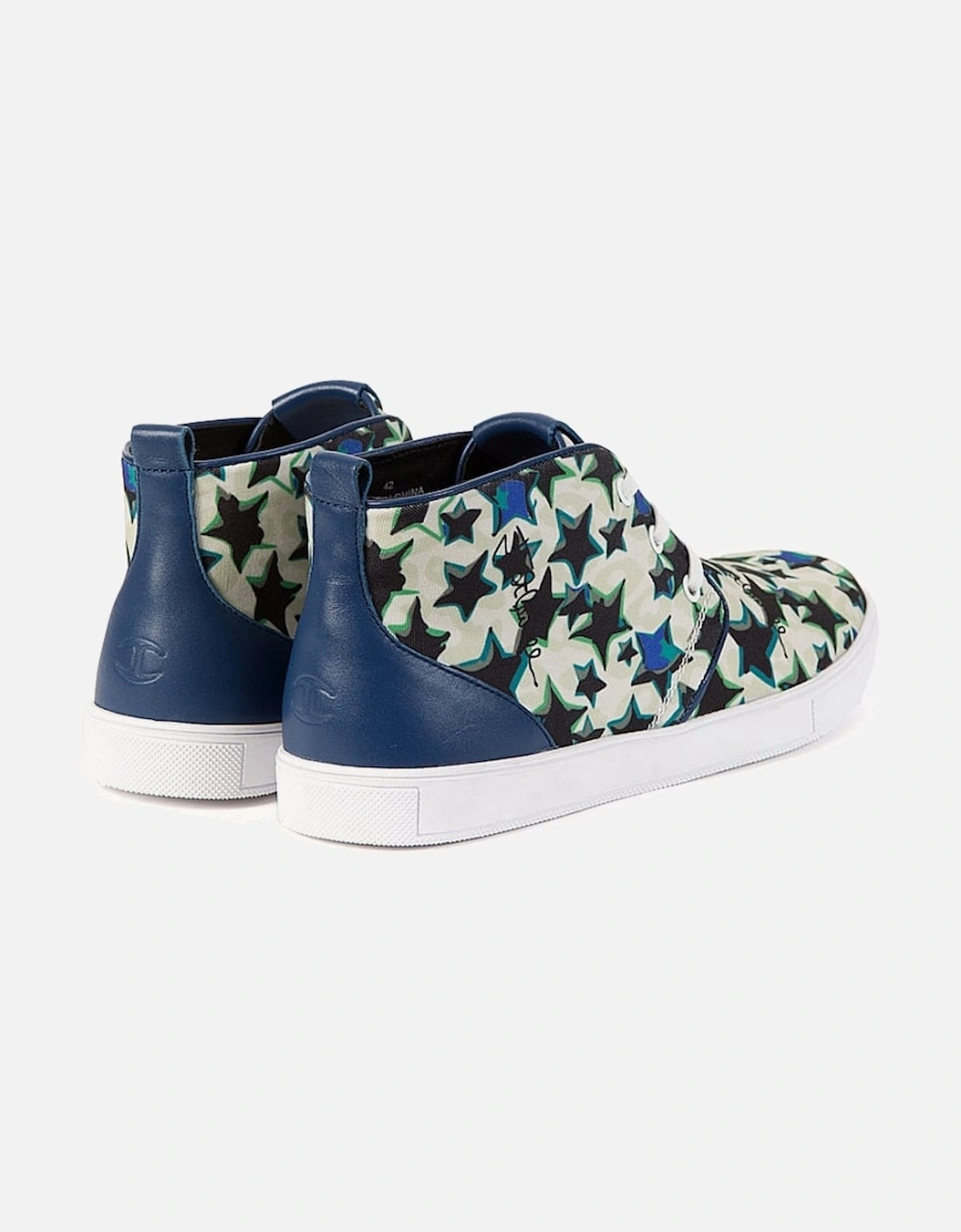 Star Print High Top Sneakers