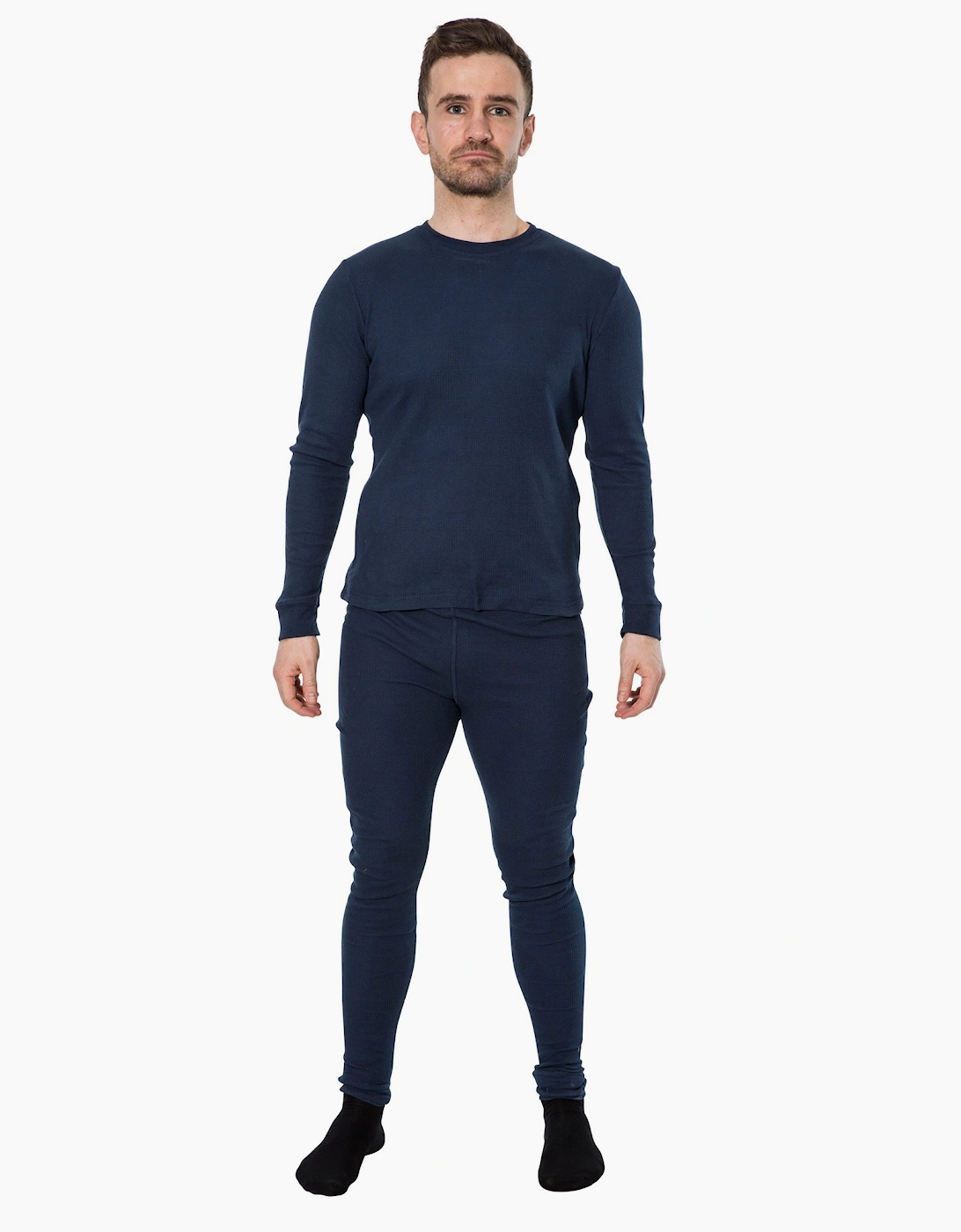 Trespass Unisex Navy Mystery Thermal Baselayer Set - : Xl