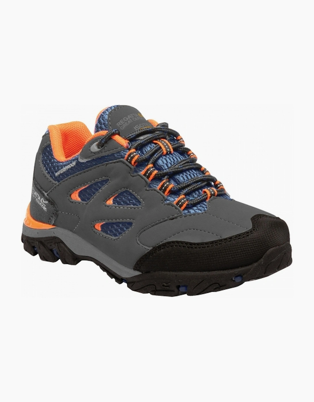 Regatta Boys Childrens/Kids Holcombe Low Junior Hiking Boots - Orange - Size UK 13 Kids - Image 3