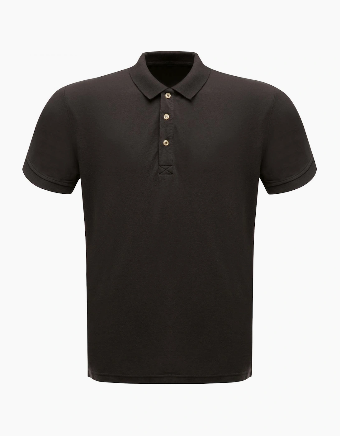 Regatta Men's Black Professional Classic 65/35 Short Sleeve Polo Shirt - Size: 46