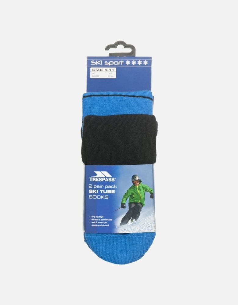 Mens Toppy Ski Tube Socks (2 Pairs)