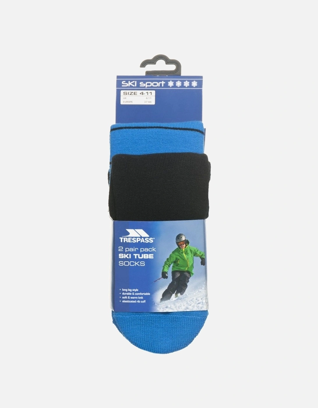 Mens Toppy Ski Tube Socks (2 Pairs)