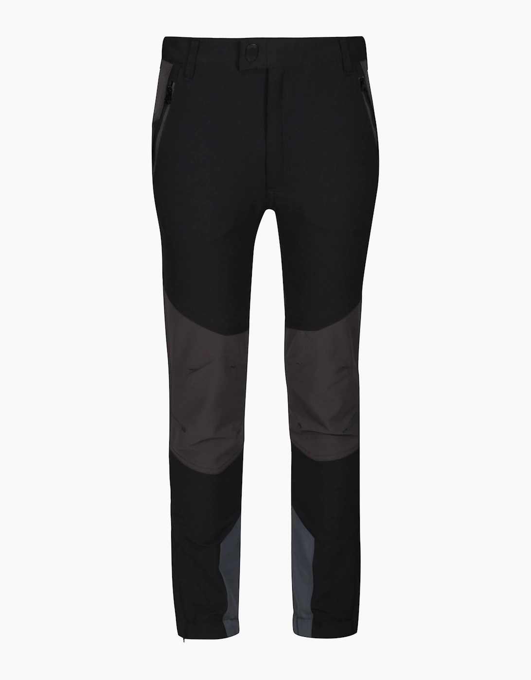Regatta Girls Black Childrens/ Tech Mountain Hiking Trousers - Size: 5 Years/6 Years Kids