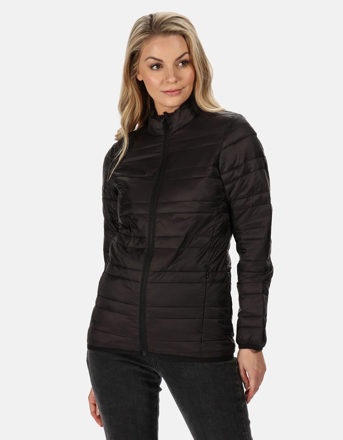 Womens/Ladies Firedown Baffled Quilted Jacket