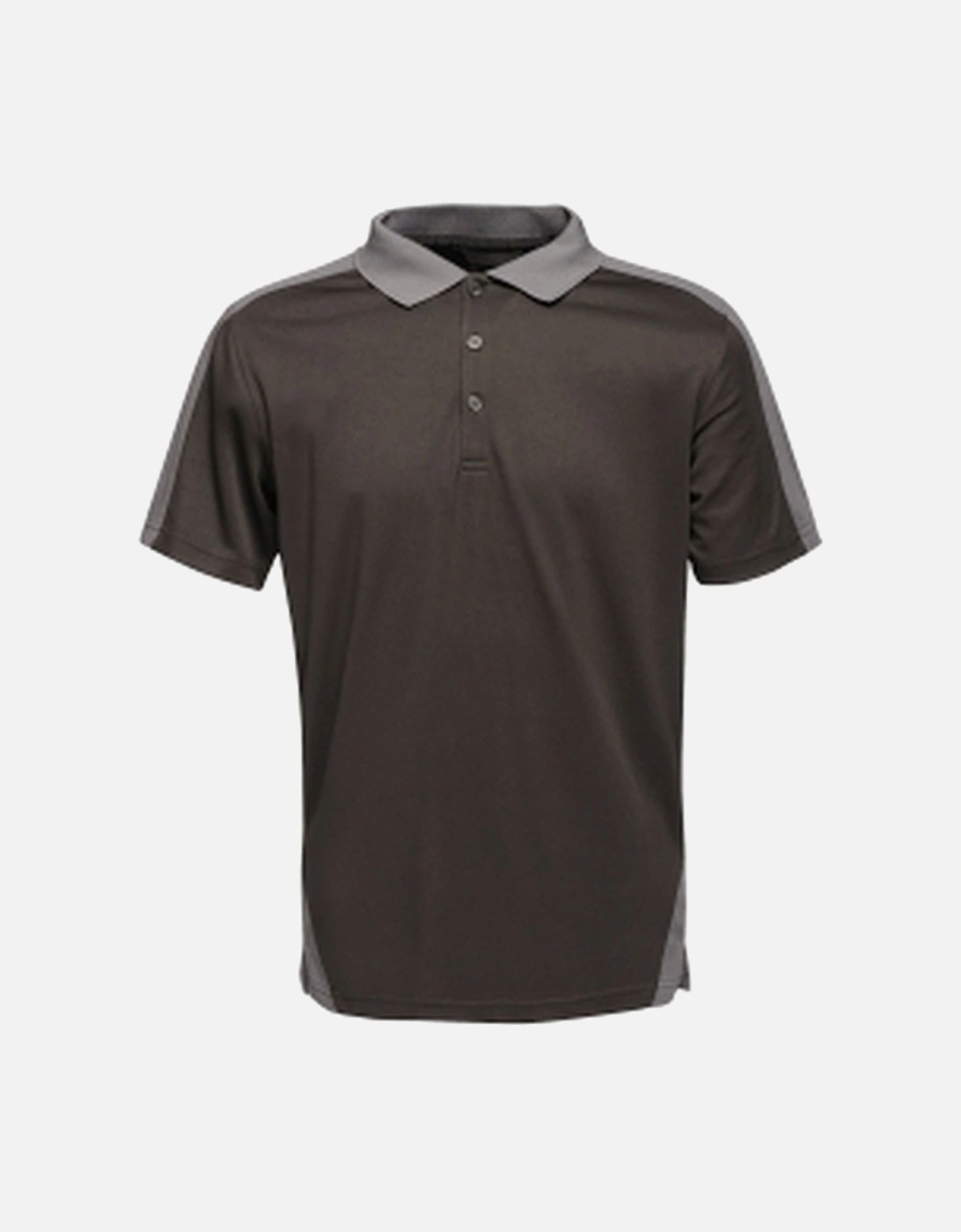Mens Contrast Coolweave Polo Shirt, 5 of 4