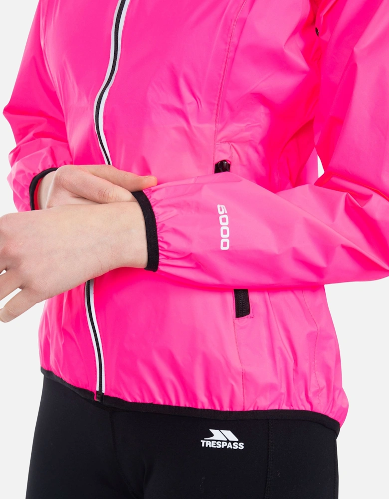 Womens/Ladies Beaming Packaway Hi-Vis Jacket