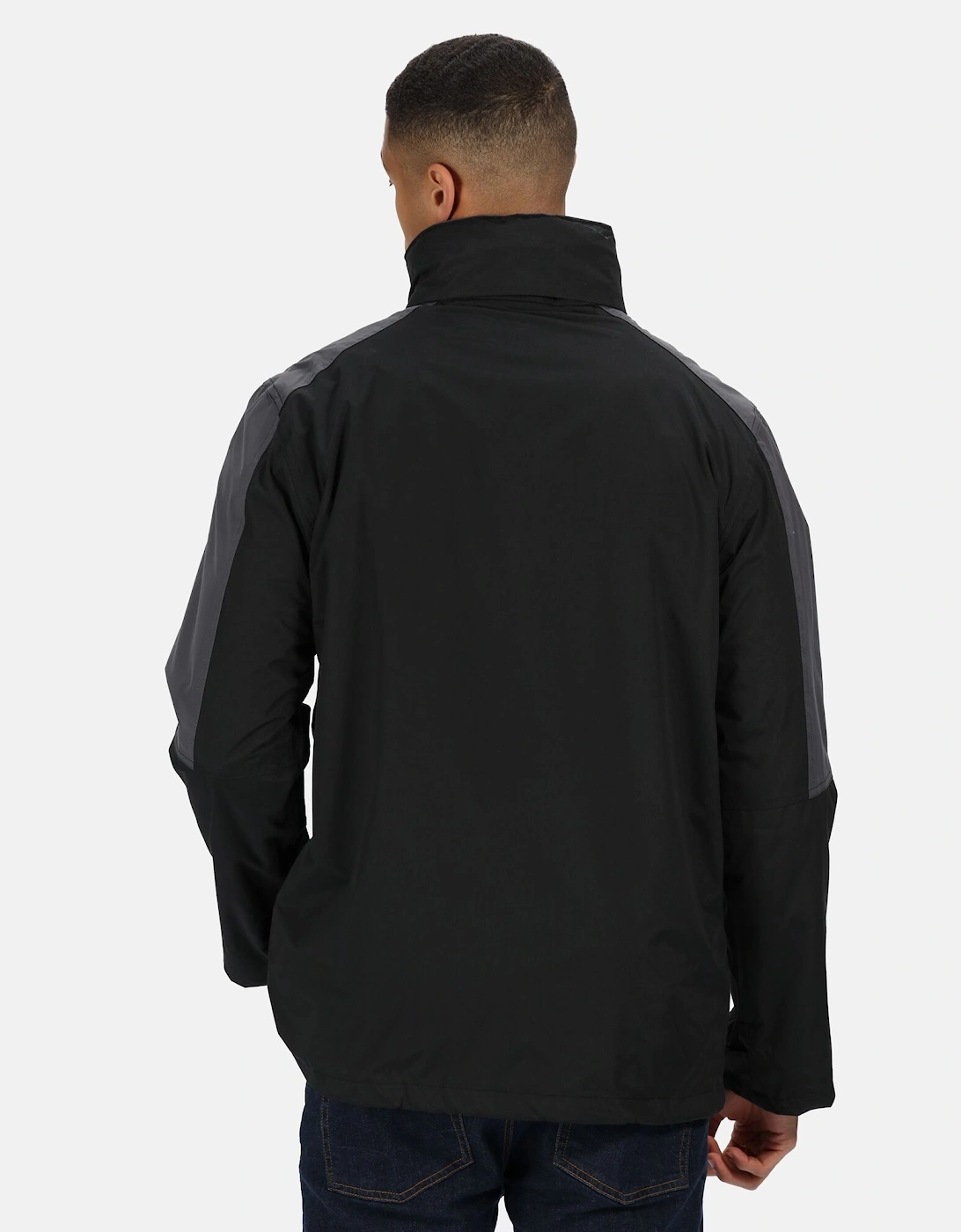 Regatta Men's Black/Grey Professional Waterproof Jacket - /Seal - M Uk - /Seal - 100% Polyester - Image 3