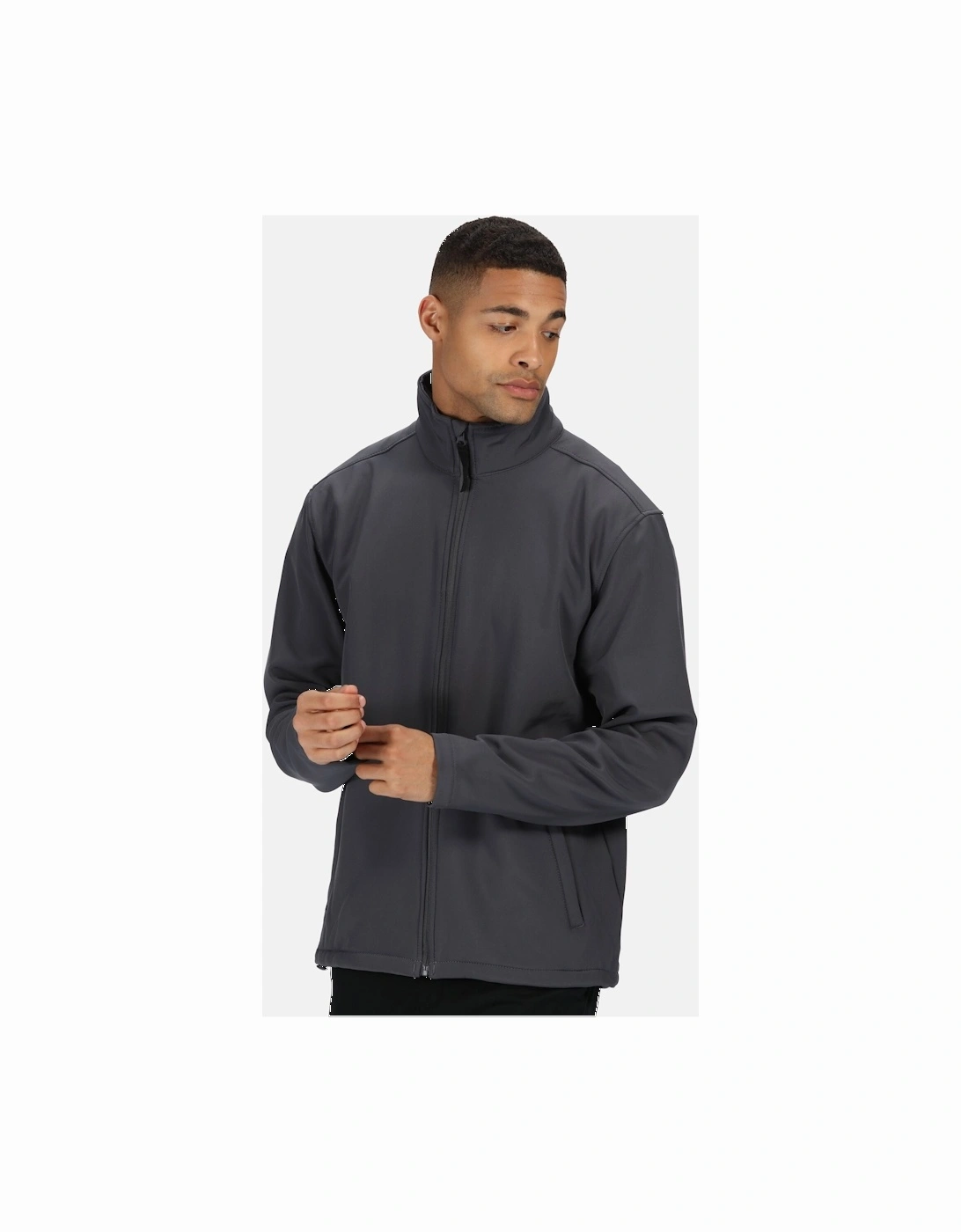 Reid Mens Softshell Wind Resistant Water Repellent Jacket