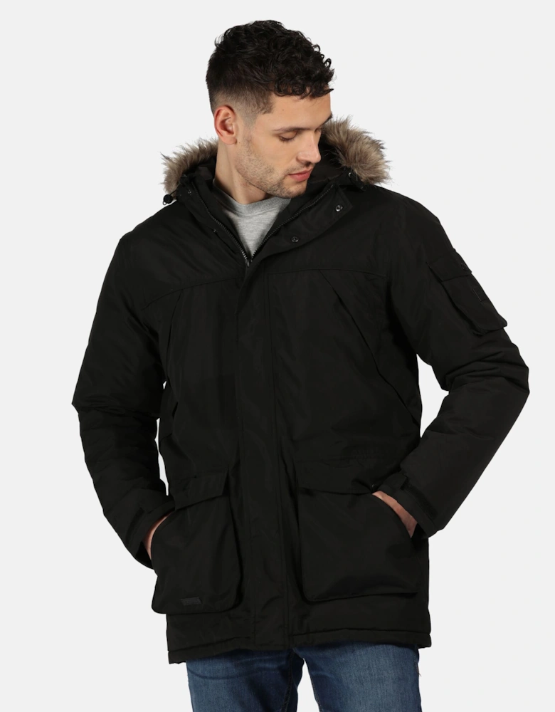 Mens Salinger II Faux Fur Insulated Parka