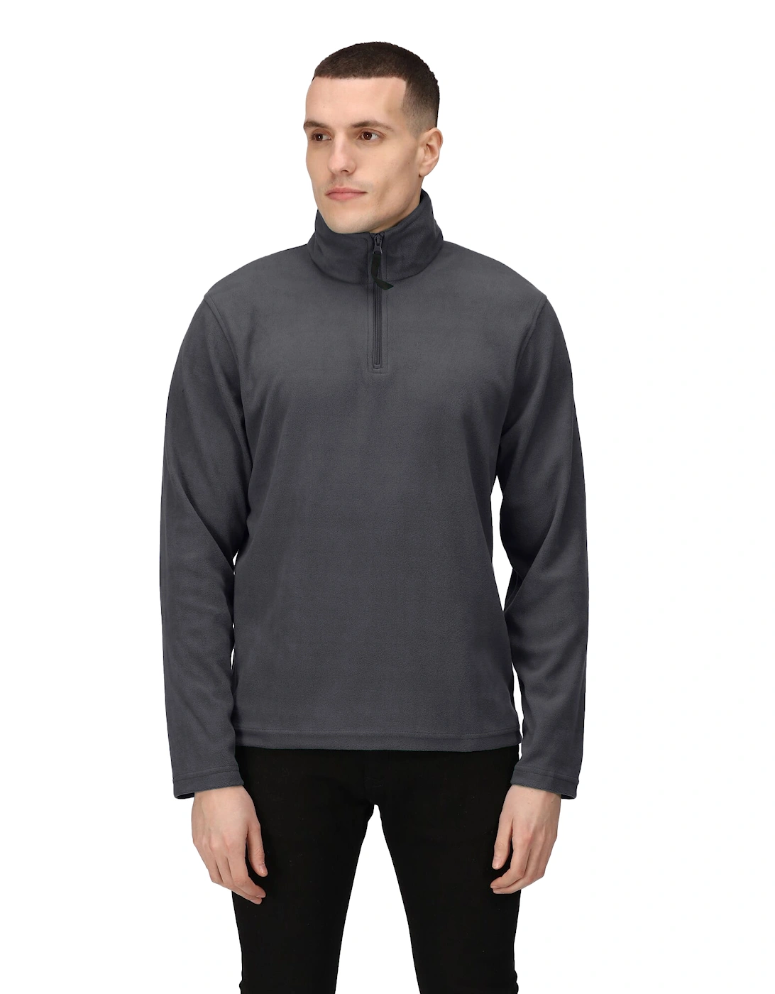 Mens 170 Series Anti-pill Zip Neck Micro Fleece