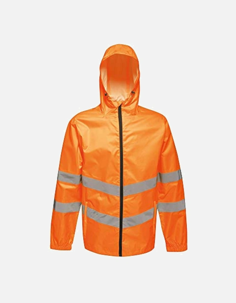 Unisex Hi Vis Pro Packaway Reflective Work Jacket