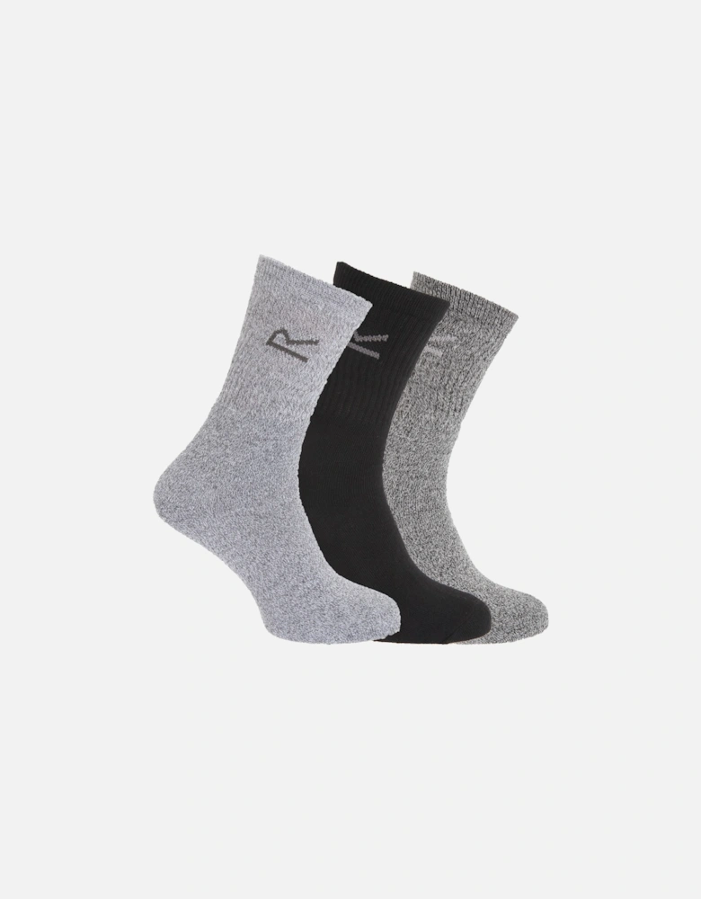 Great Outdoors Mens Cotton Rich Casual Socks (Pack Of 3)
