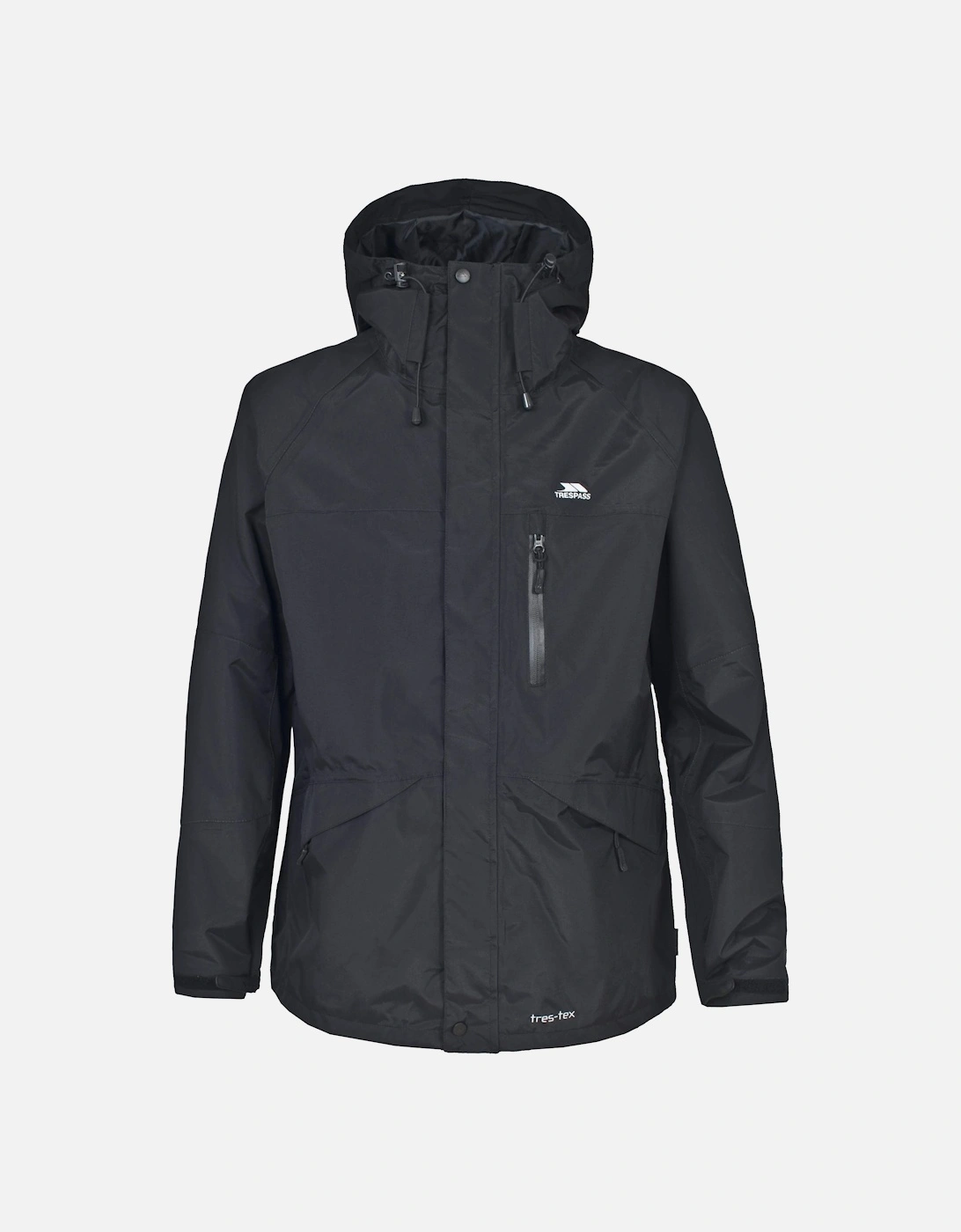 Mens Corvo Hooded Full Zip Waterproof Jacket/Coat, 6 of 5