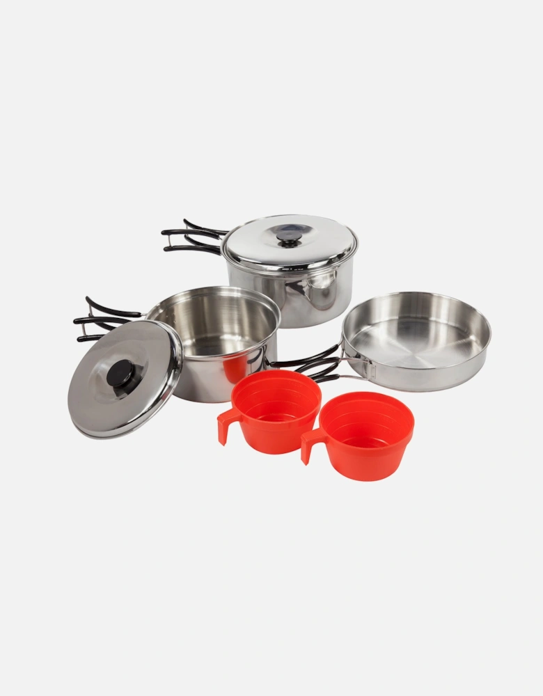 Great Outdoors Compact Steel Camping Cooking Set