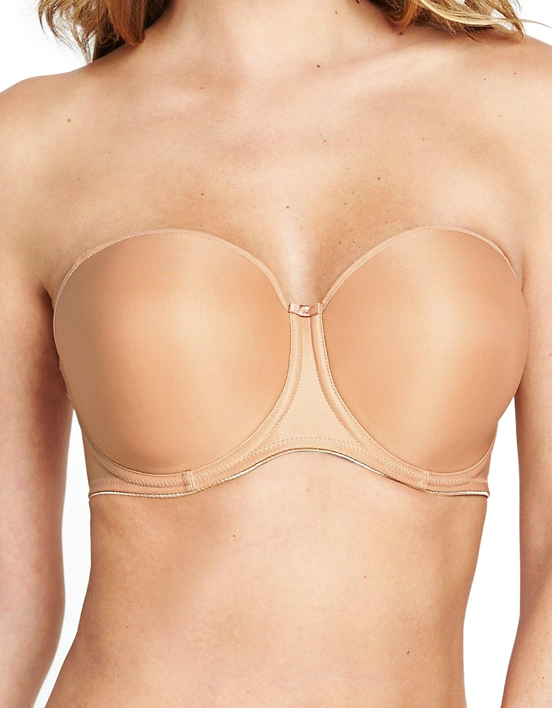 Underwired Moulded Strapless Bra - Nude, 4 of 3