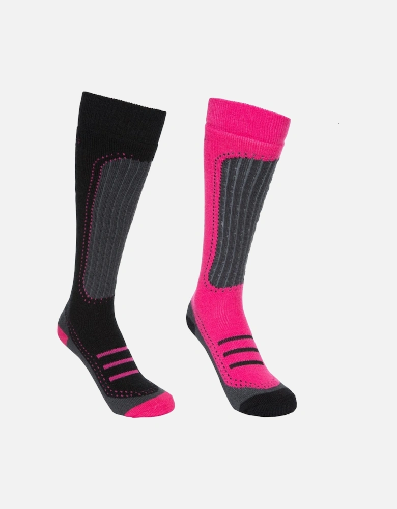 Womens/Ladies Janus II Ski Socks (Pack Of 2)