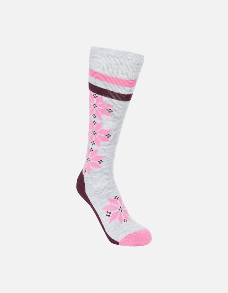 Womens/Ladies Snowfall Thermal Ski Socks (Pack Of 1)