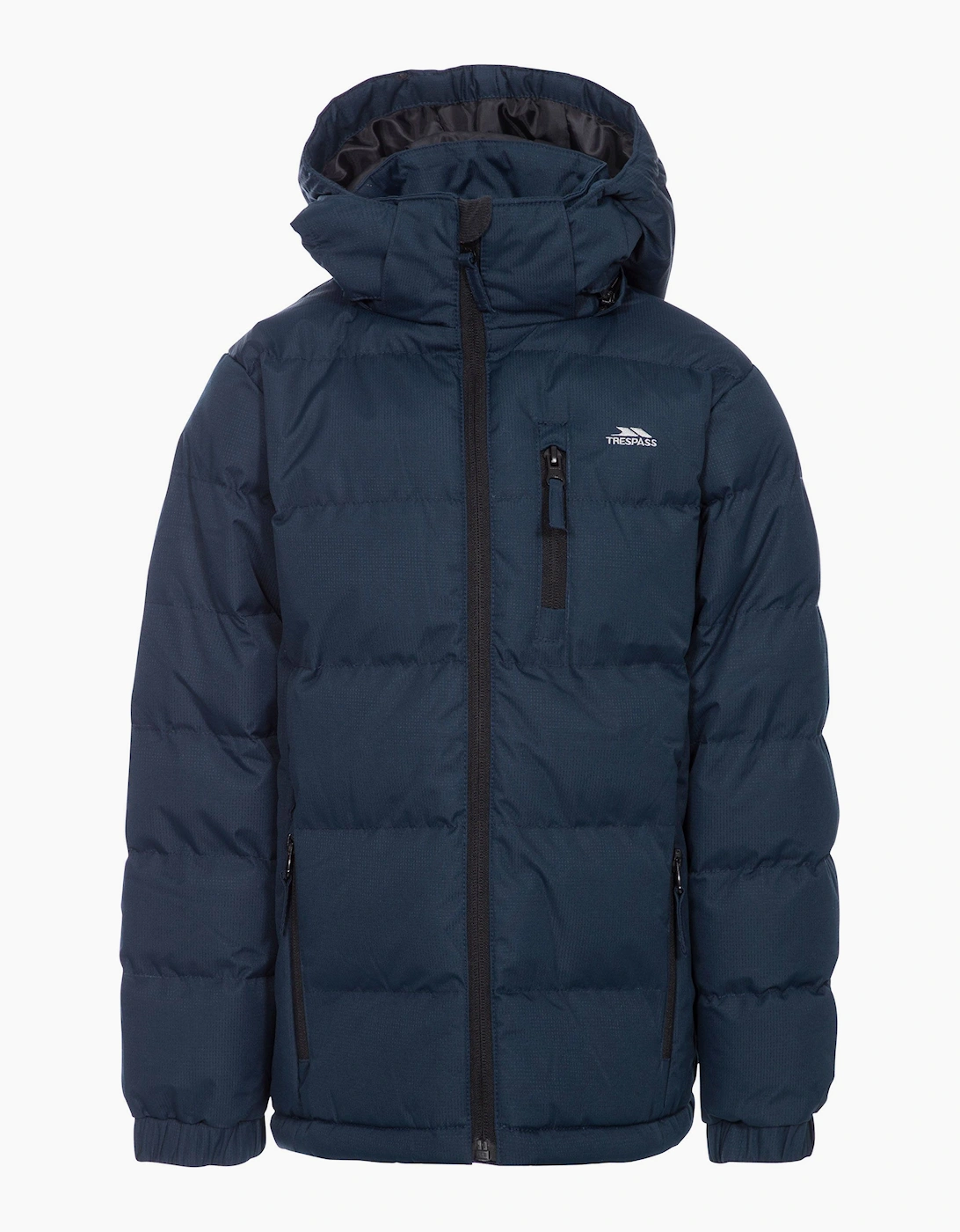 Trespass Boys Navy Tuff Hooded Jacket - : 3 Years/4 Years 3/4 Kids