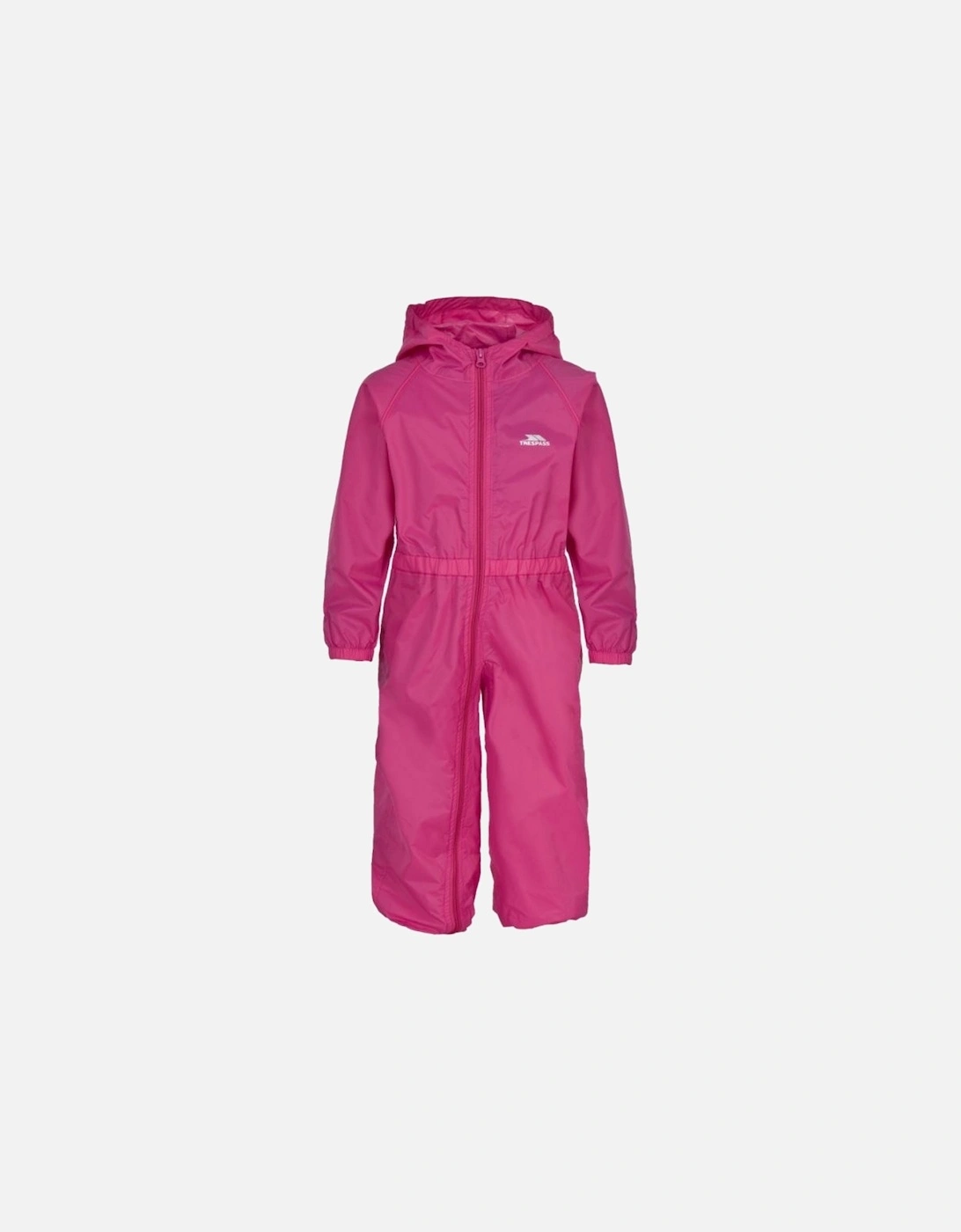 Childrens/Kids Button Waterproof Rain Suit, 4 of 3