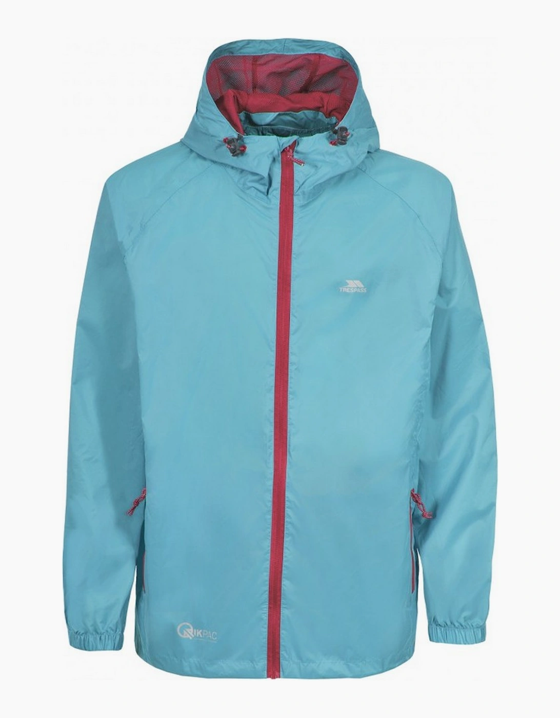Trespass Childrens/Kids Qikpac X Unisex Packaway Jacket - Green/Blue - Size: 12 years/11 years