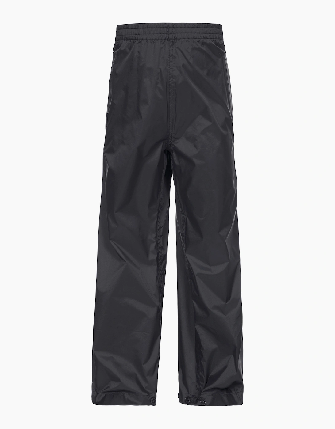 Trespass Unisex Black Childrens/ Qikpac Waterproof Packaway Trousers - : 6 Years/5 Years 5/6 Kids