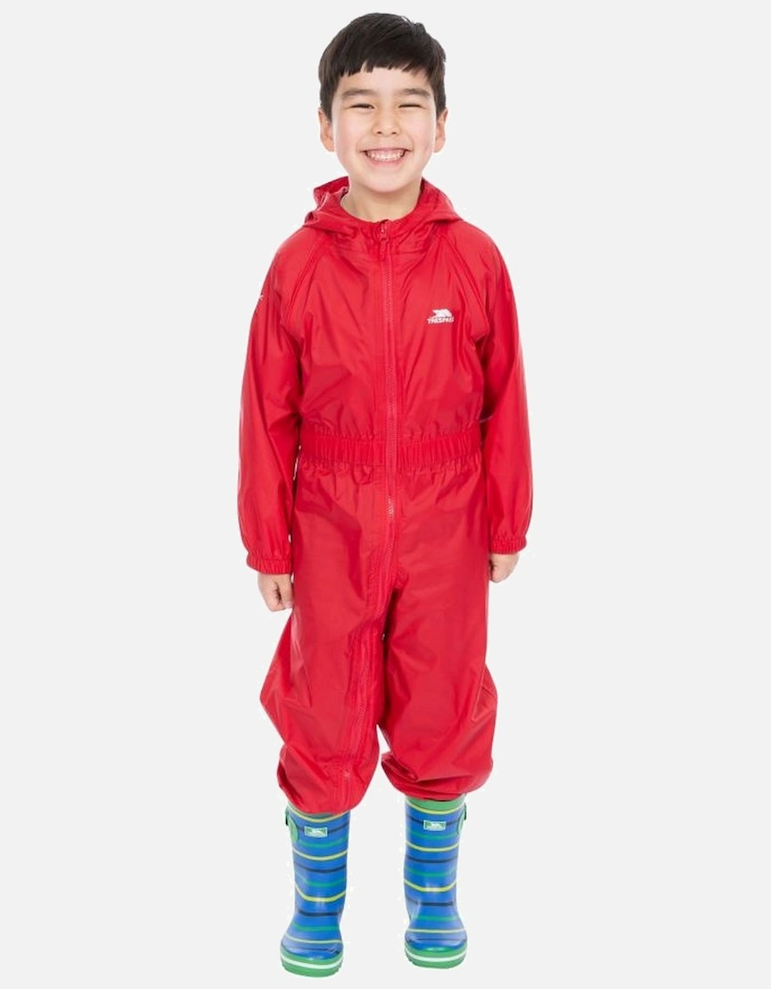 Childrens/Kids Button Rain Suit