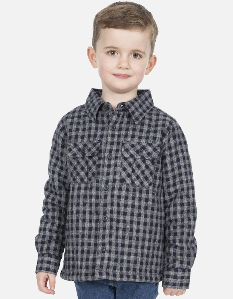 Childrens/Kids Average Long Sleeved Gingham Shirt