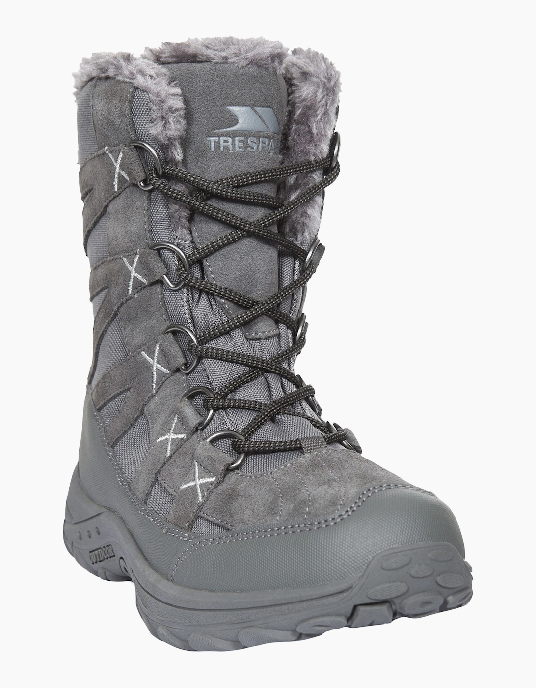 Trespass Women's Grey / Zofia Snowboot - : 6 Size 6 Uk