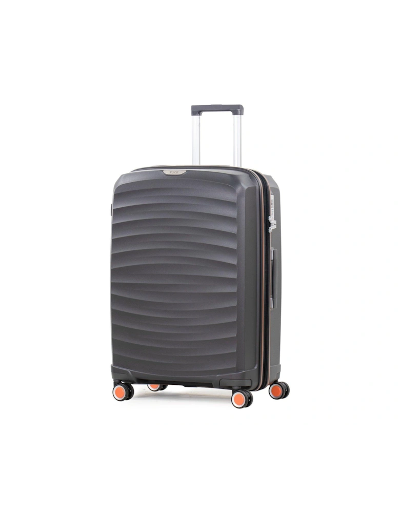 Sunwave Medium 8-Wheel Suitcase - Charcoal