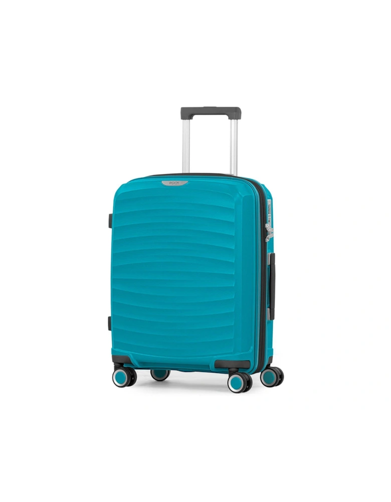 Sunwave Carry-on 8-Wheel Suitcase - Blue