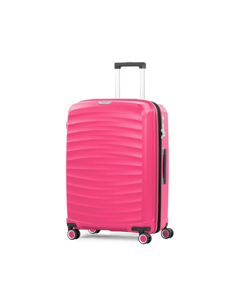 Sunwave Medium 8-Wheel Suitcase - Pink
