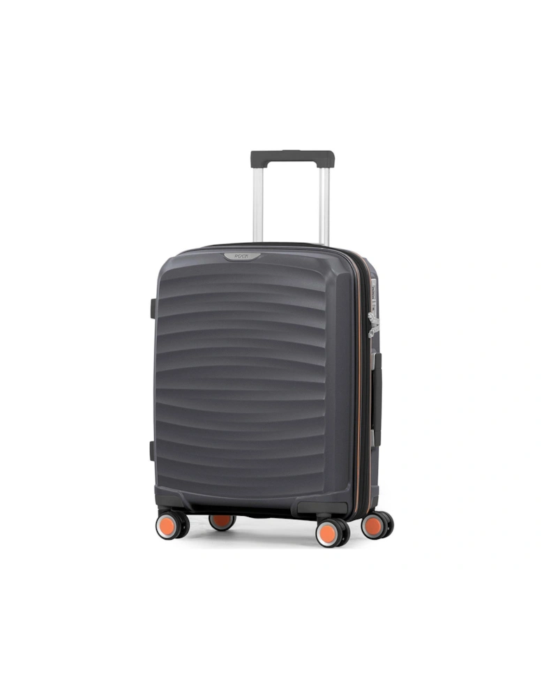 Sunwave Carry-on 8-Wheel Suitcase - Charcoal
