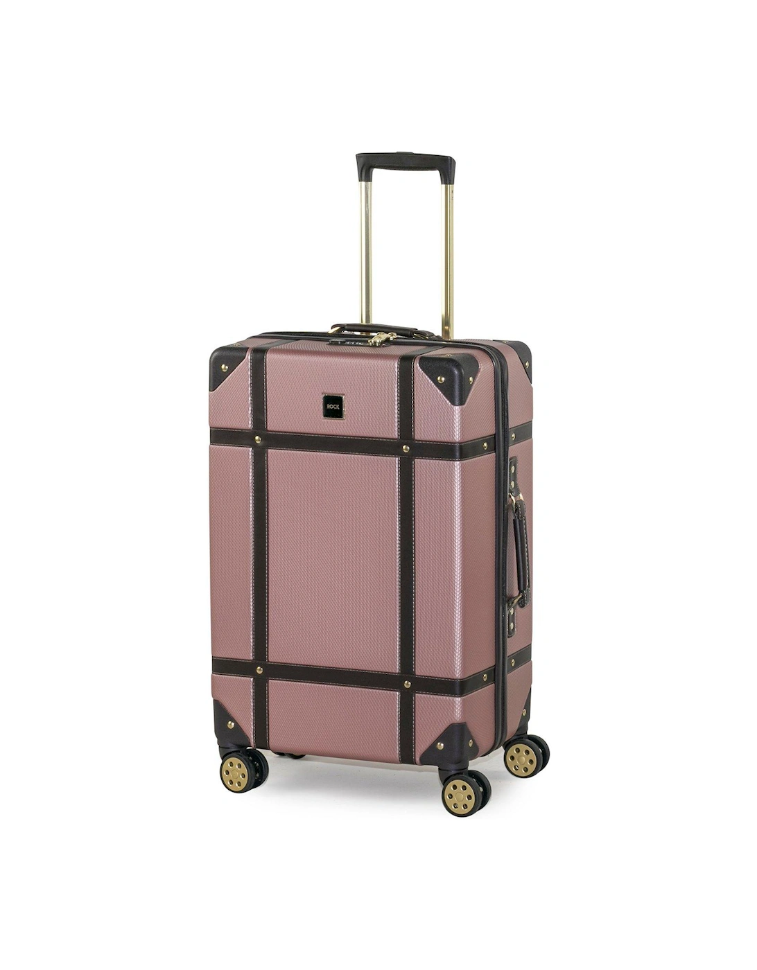 Vintage Medium 8-Wheel Suitcase - Rose Pink, 2 of 1